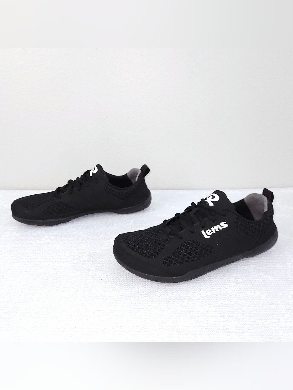 LEMS Primal 2 Barefoot Sneaker EU 42 Minimalist Running Shoes Black